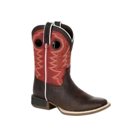 Rocky Durango Lil' Rebel Pro Kid's Red Square Toe Boot