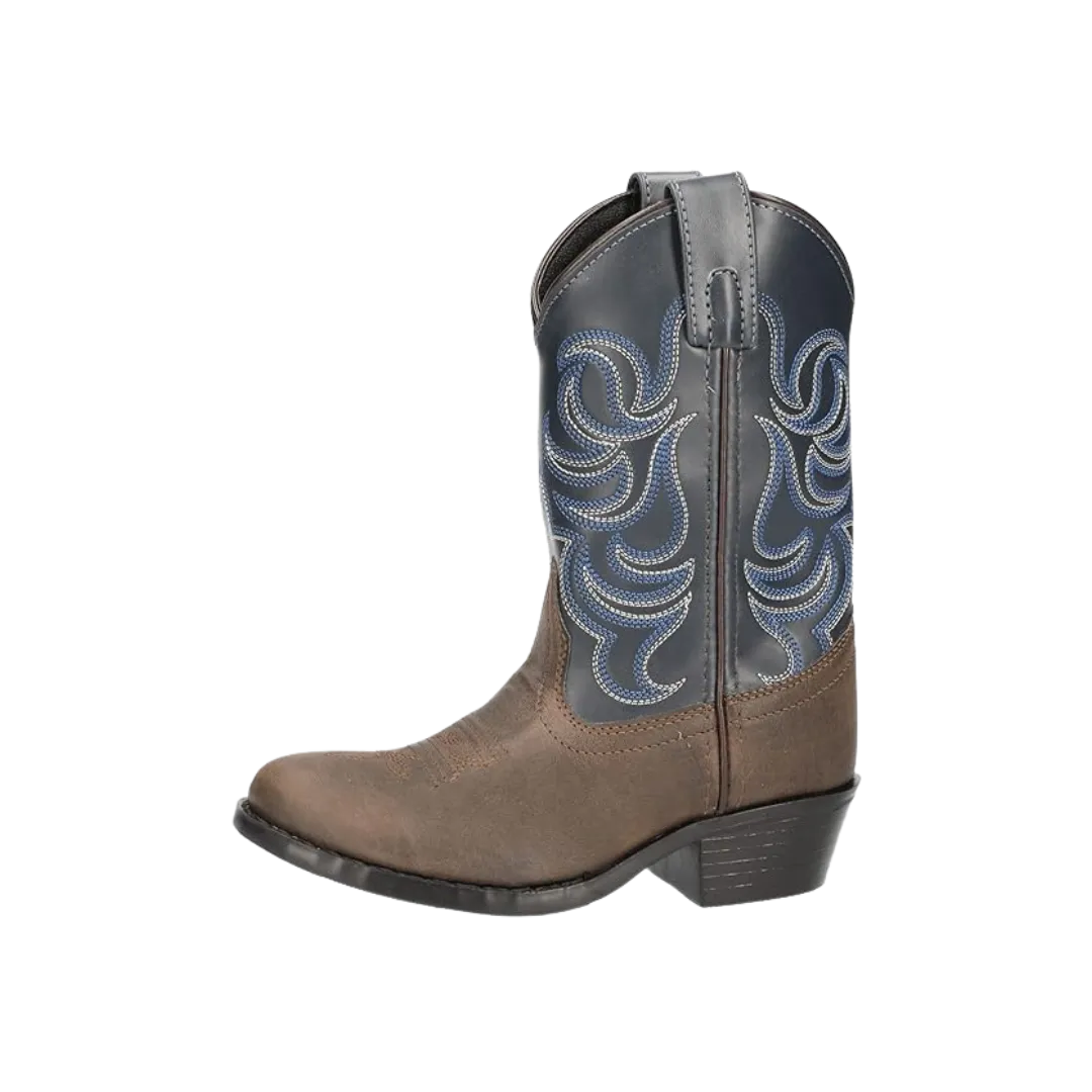 Smoky Mountain Kid's Brown Western Boots