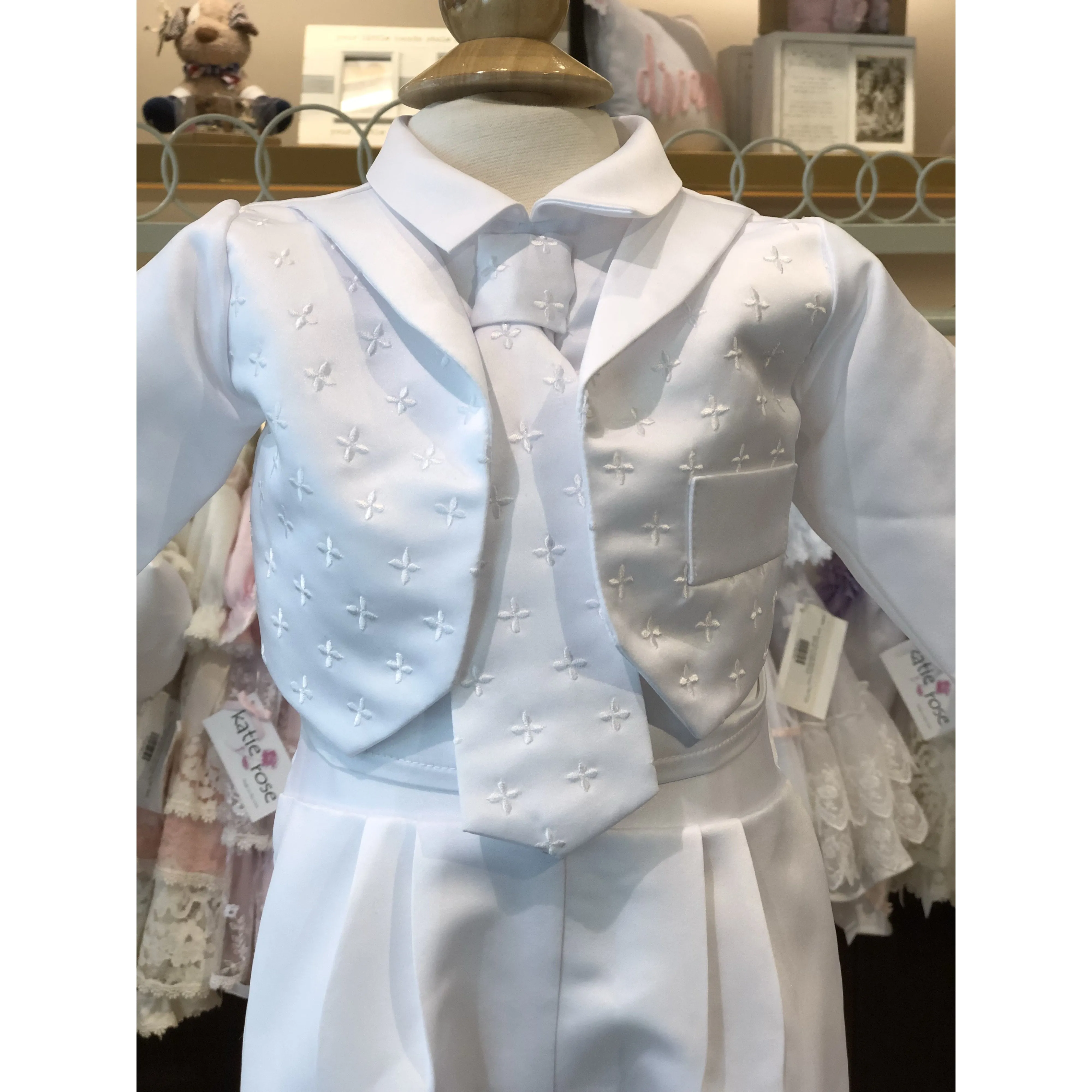 Sweetie Pie Boys Christening Suit