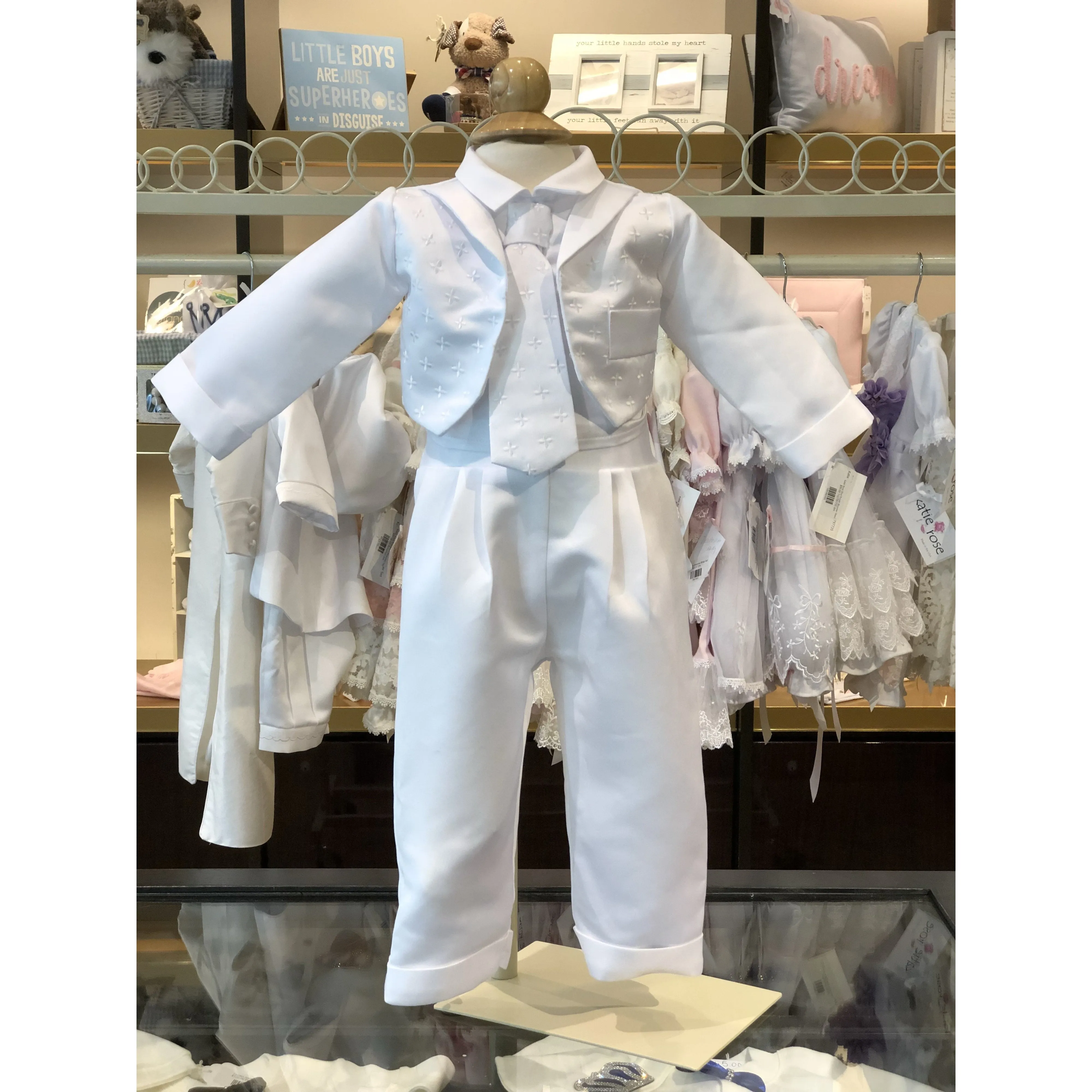 Sweetie Pie Boys Christening Suit