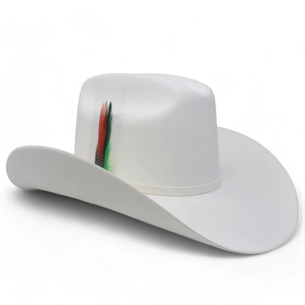 Tombstone 20X Cowboy Felt Hat White TOM-2407-W