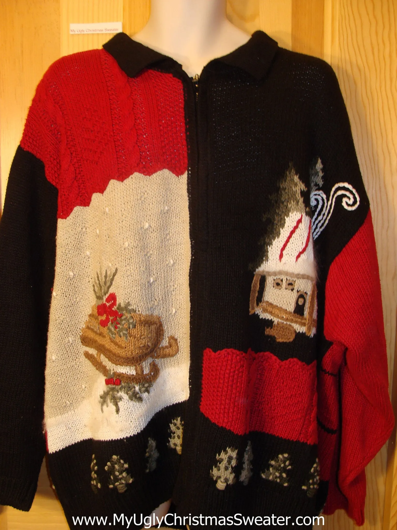 Ugly Christmas Sweater 2sided Wms Mens XXXL 3XL 4XL