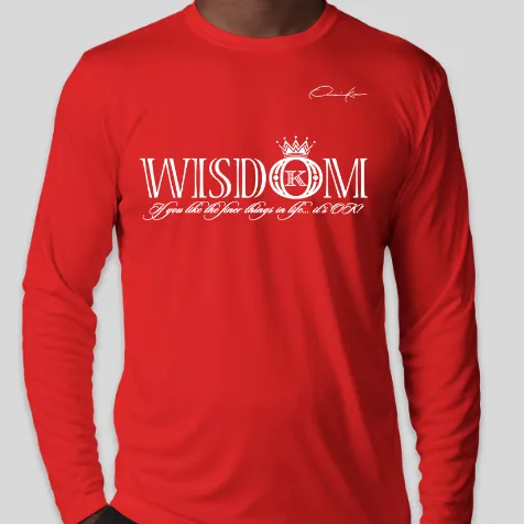 Wisdom Clothing Long Sleeve T-Shirt