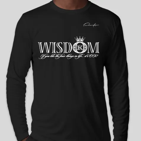 Wisdom Clothing Long Sleeve T-Shirt