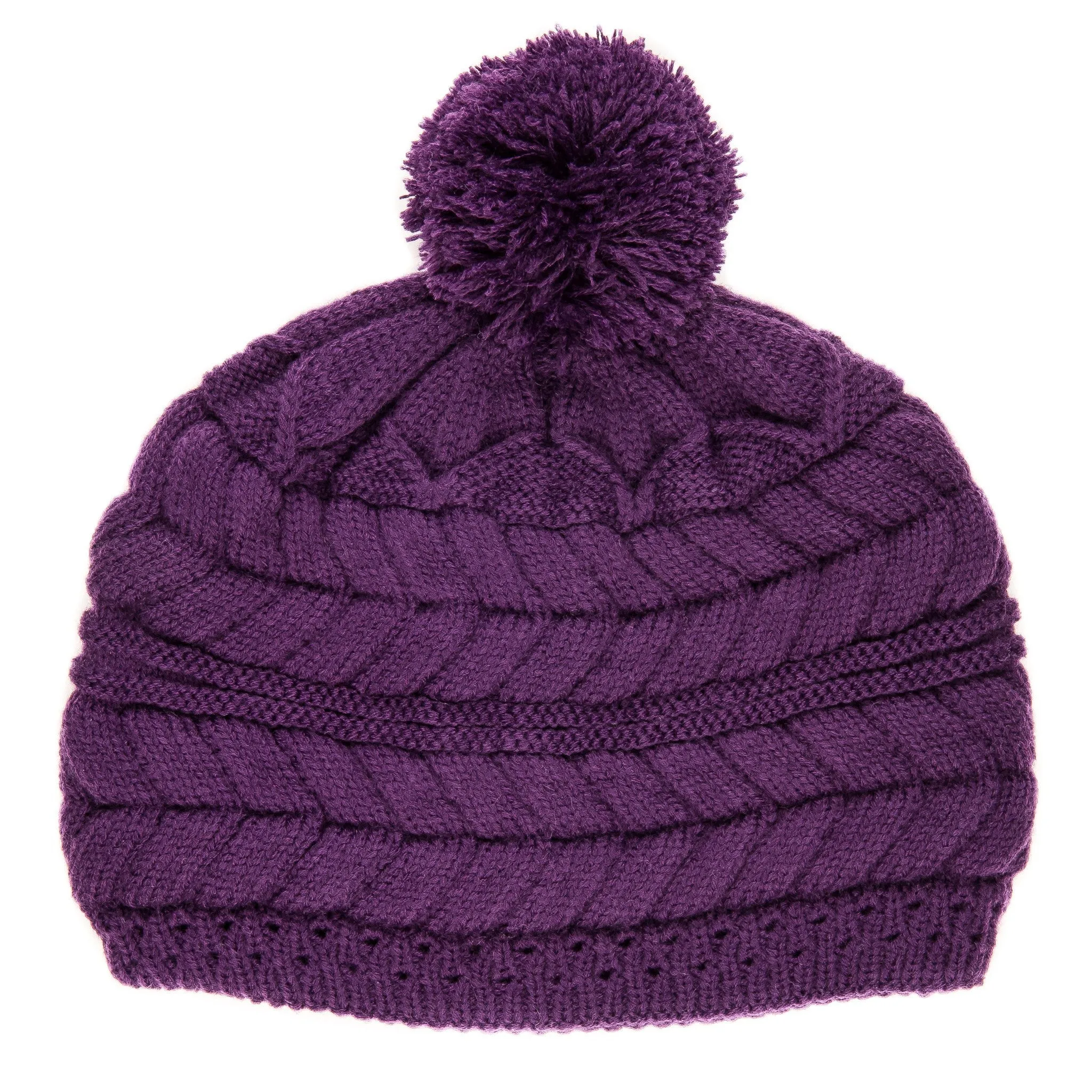 Women's Cityscape Pom Beanie Hat