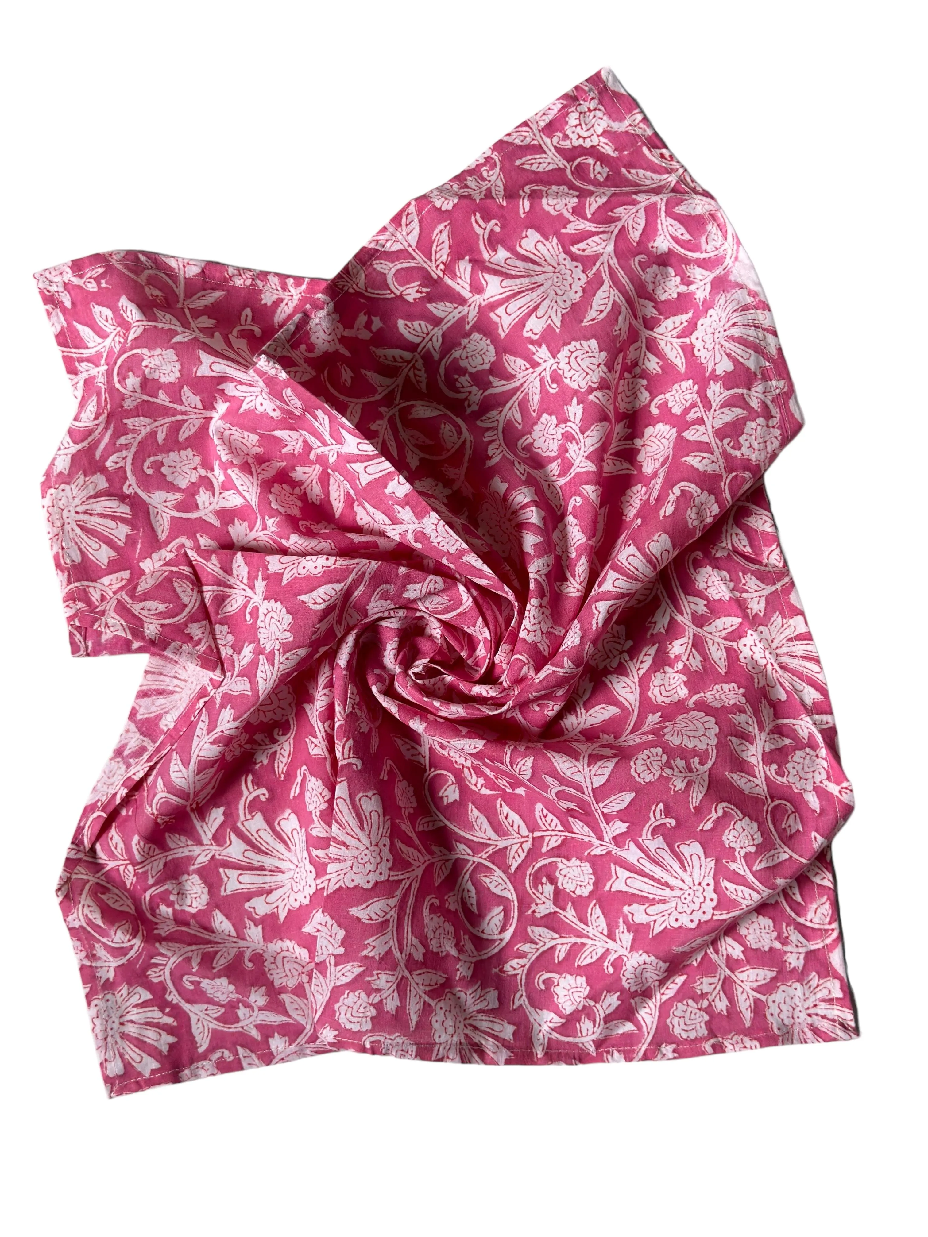 Wood/Hand Block Printed Cotton Bandana