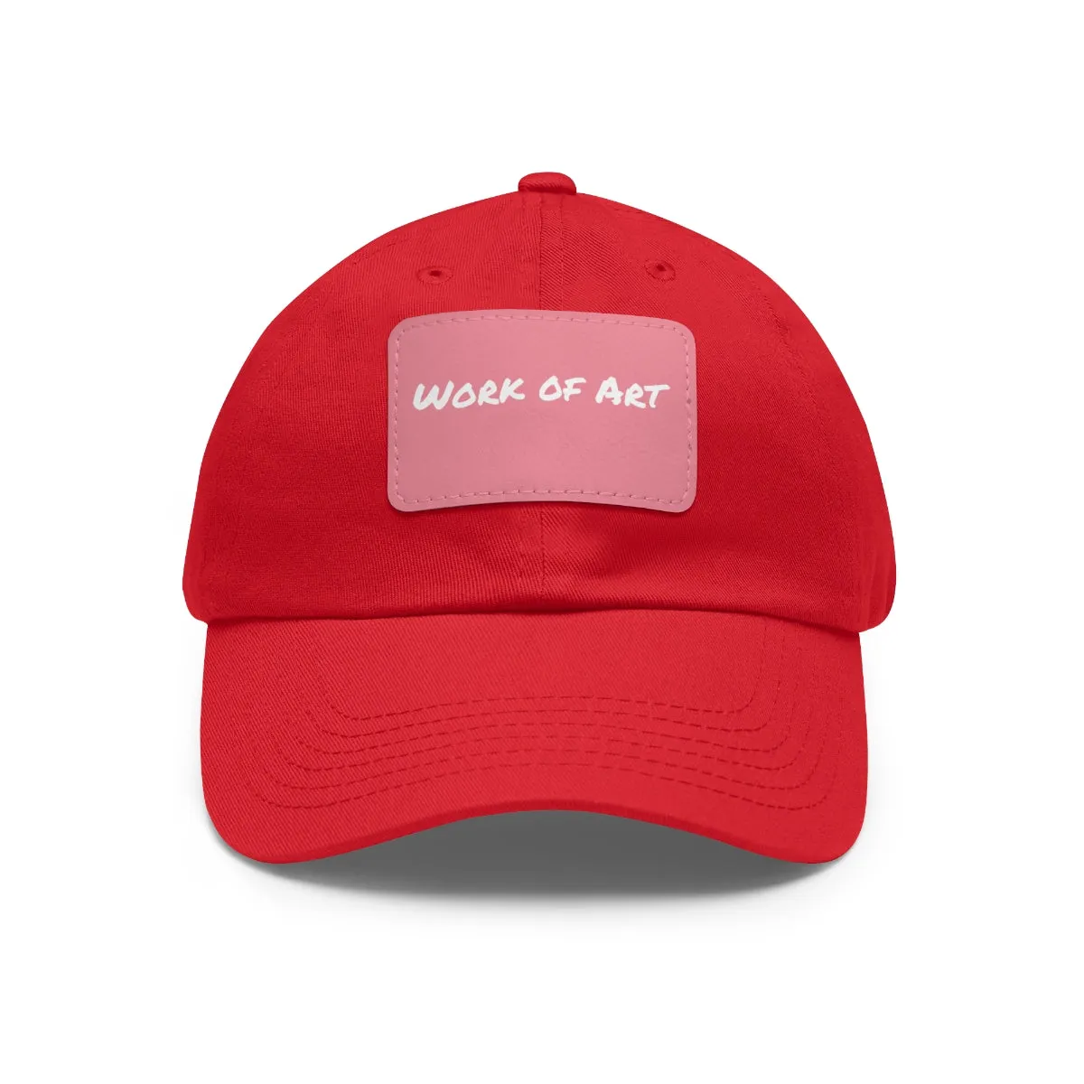 Work Of Art Dad Hat with Leather Patch