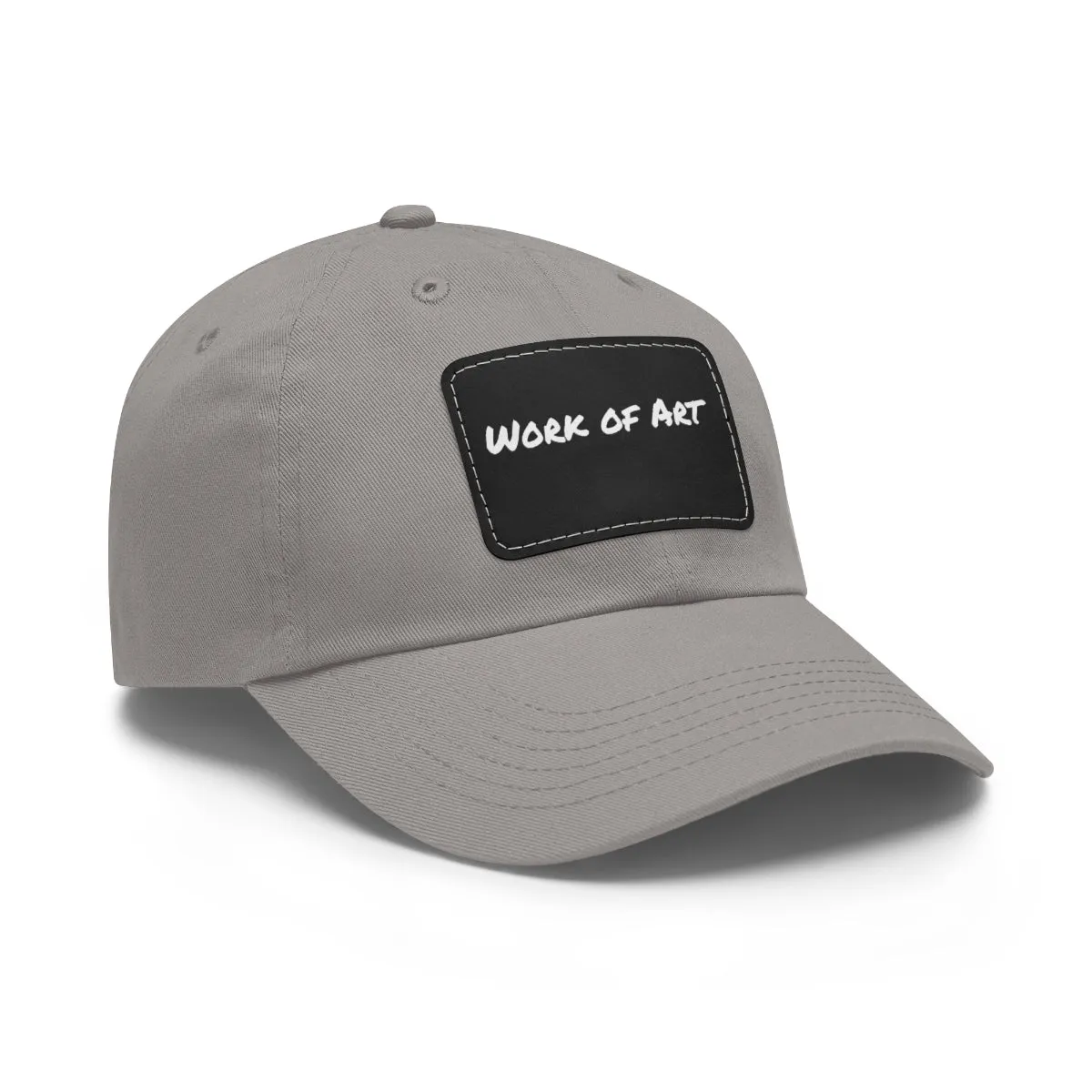 Work Of Art Dad Hat with Leather Patch