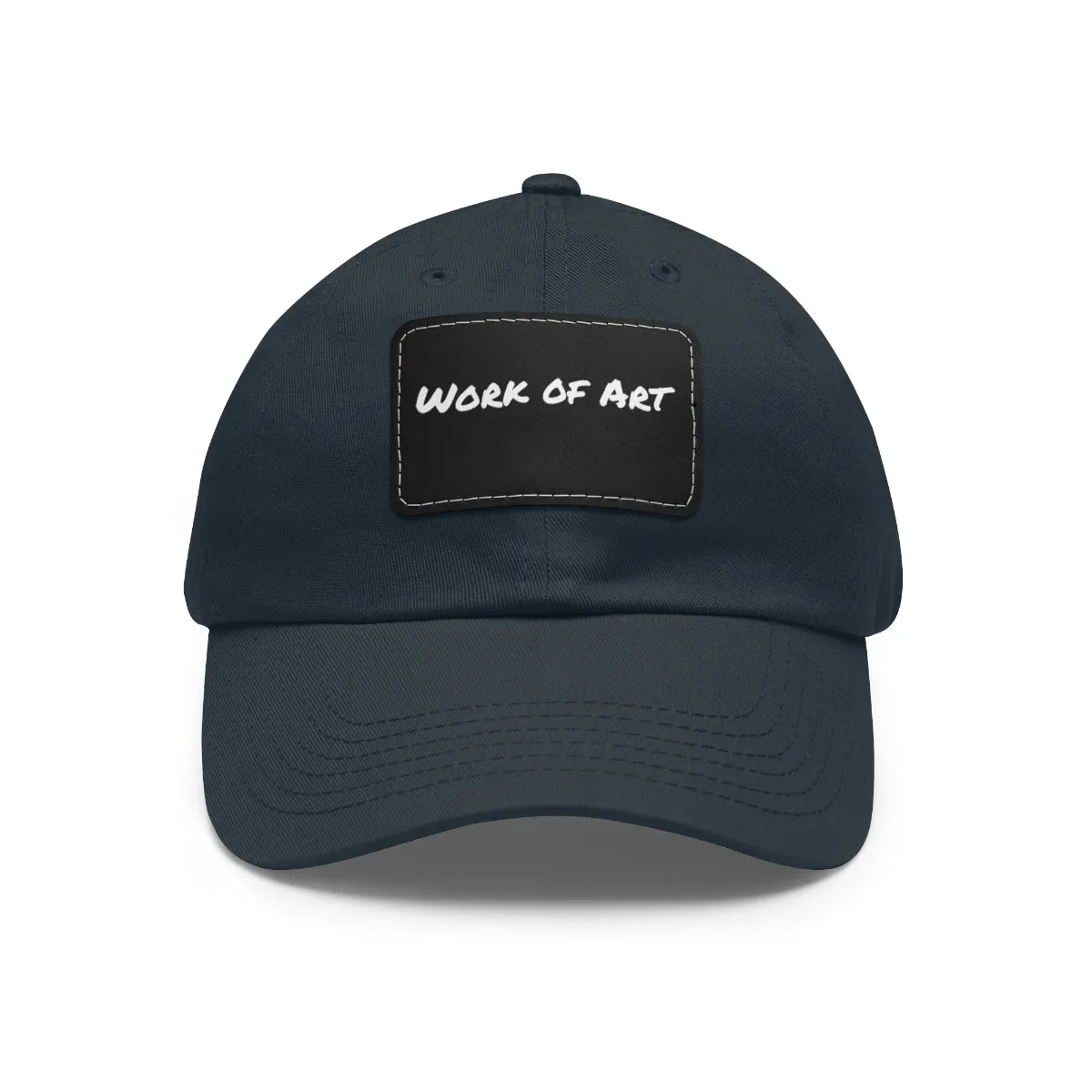 Work Of Art Dad Hat with Leather Patch