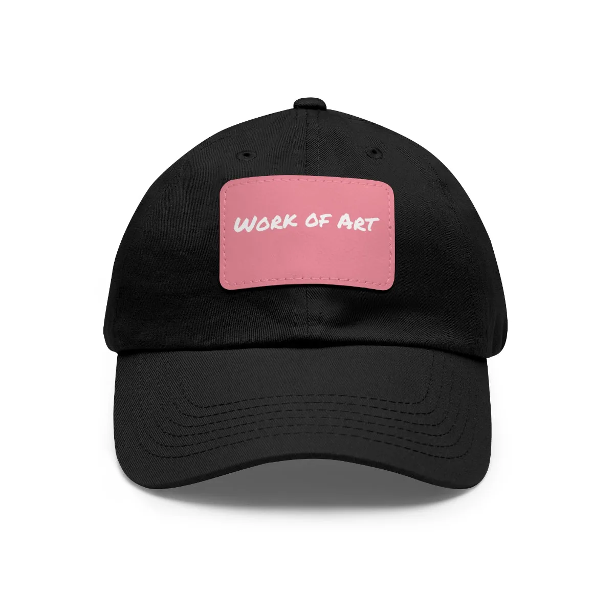 Work Of Art Dad Hat with Leather Patch