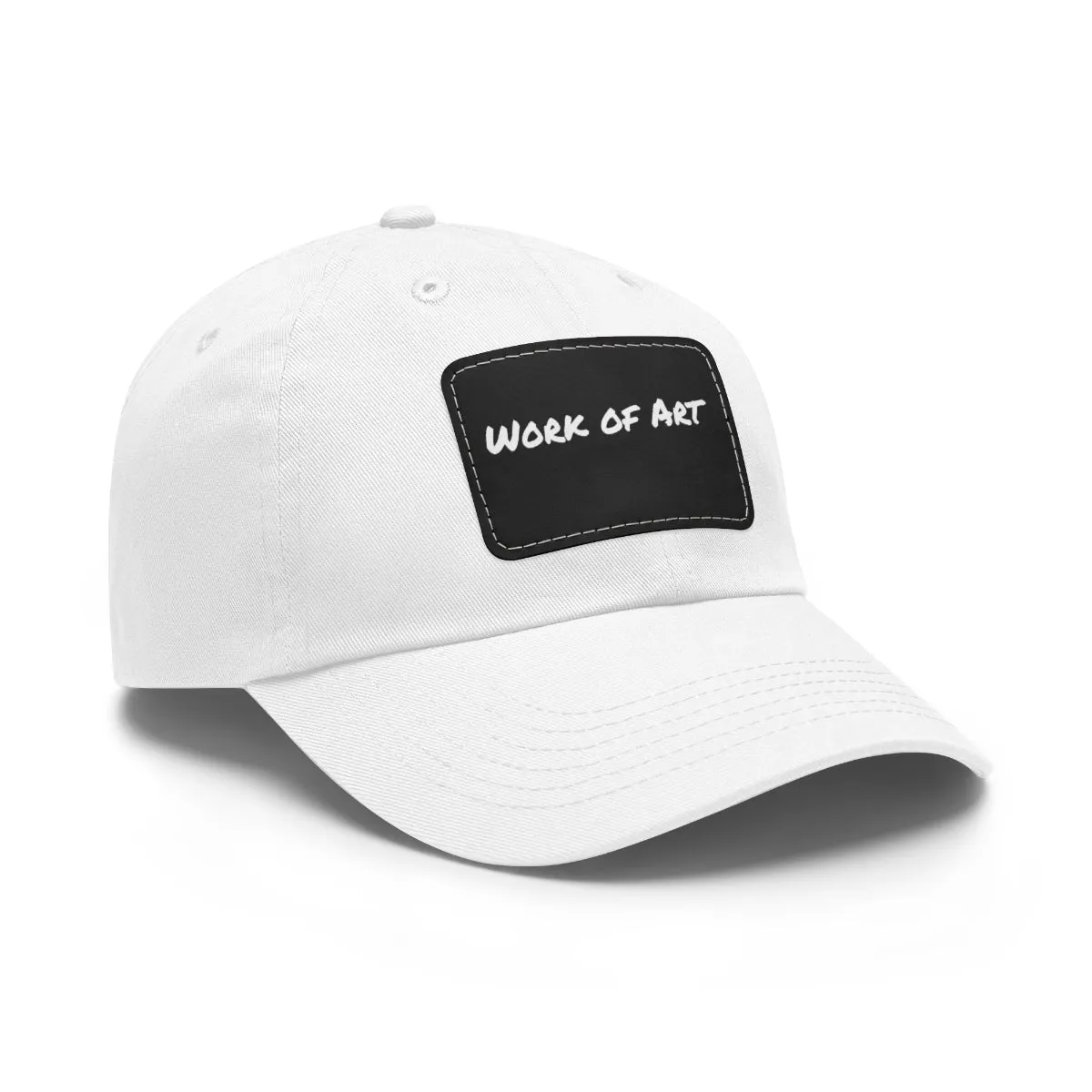 Work Of Art Dad Hat with Leather Patch