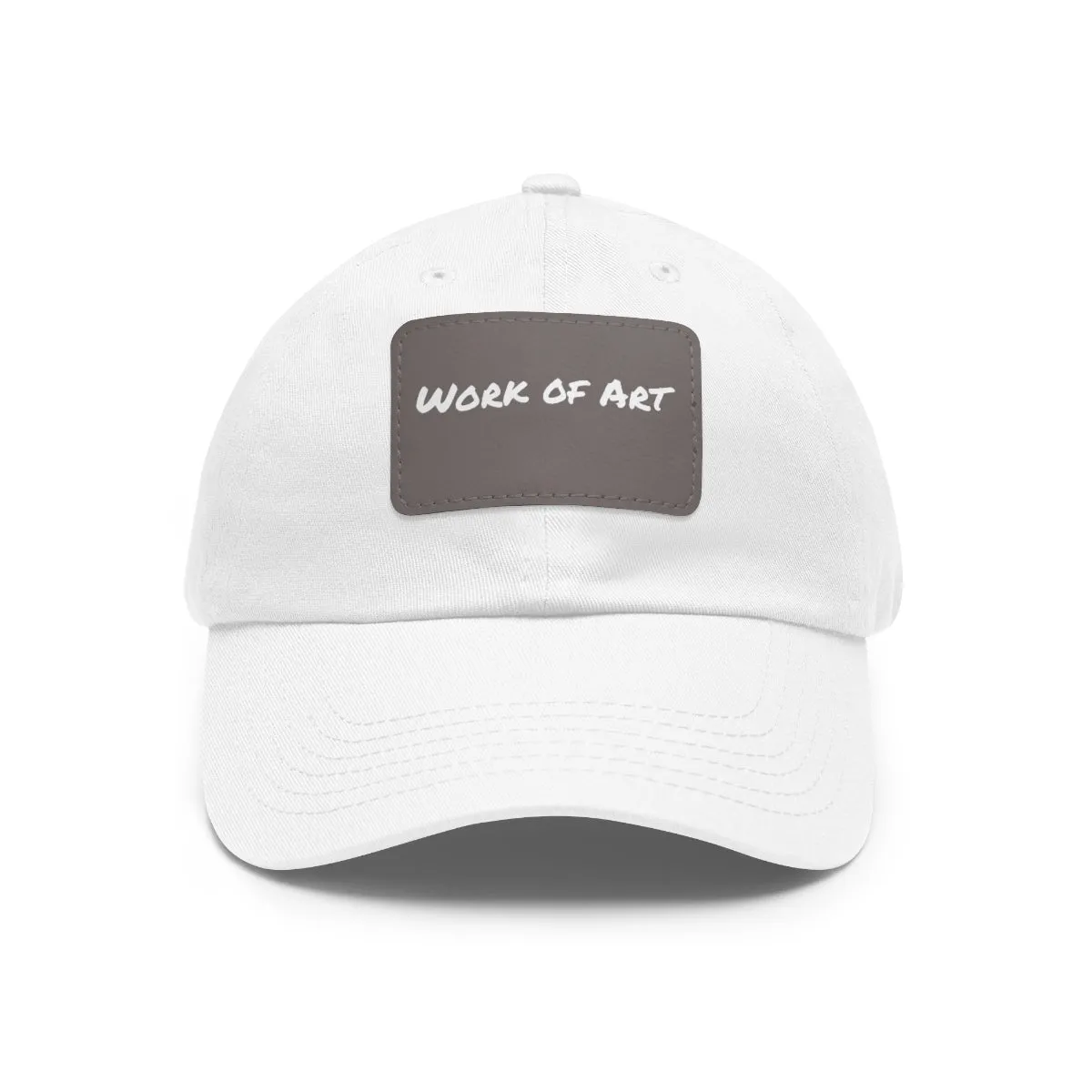 Work Of Art Dad Hat with Leather Patch