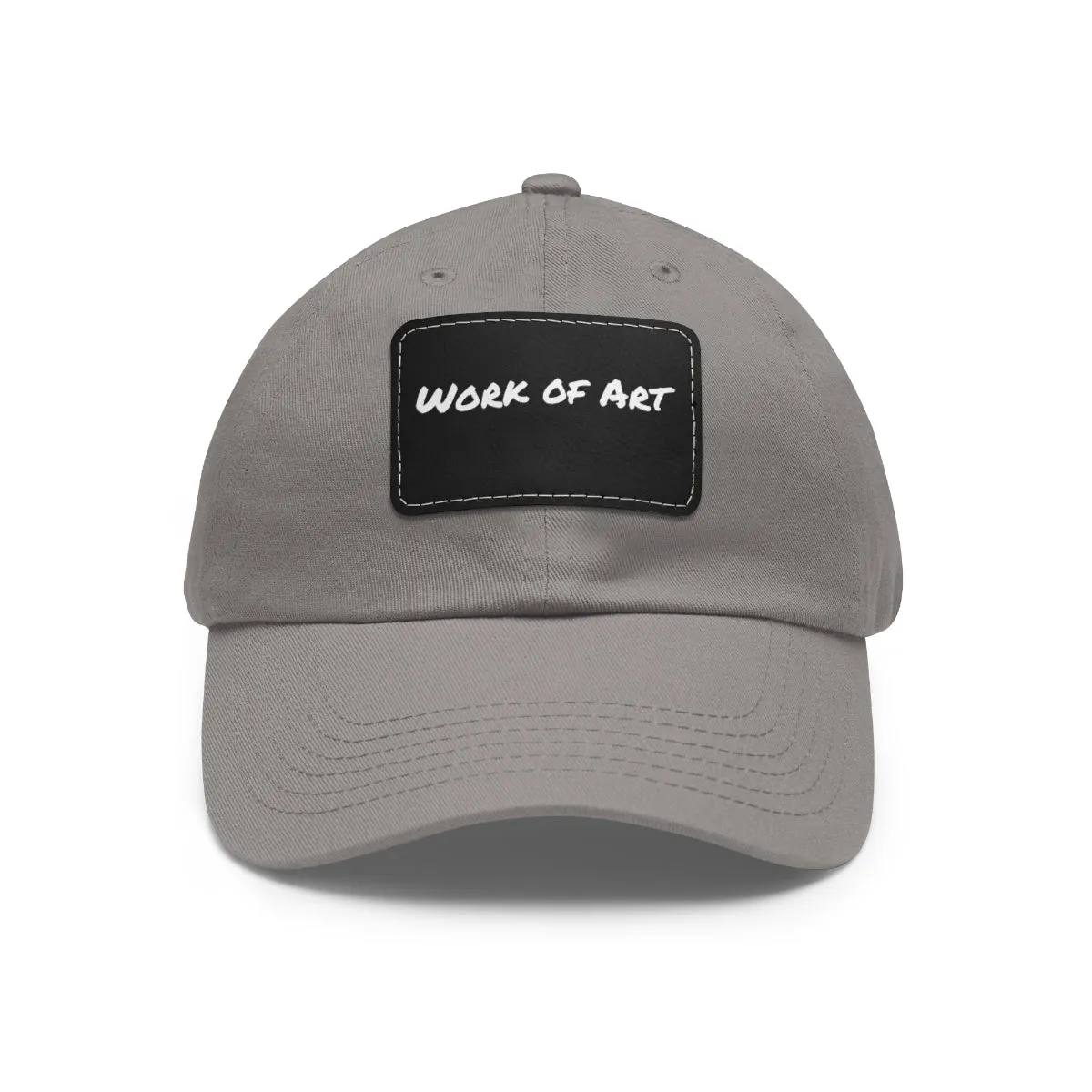 Work Of Art Dad Hat with Leather Patch