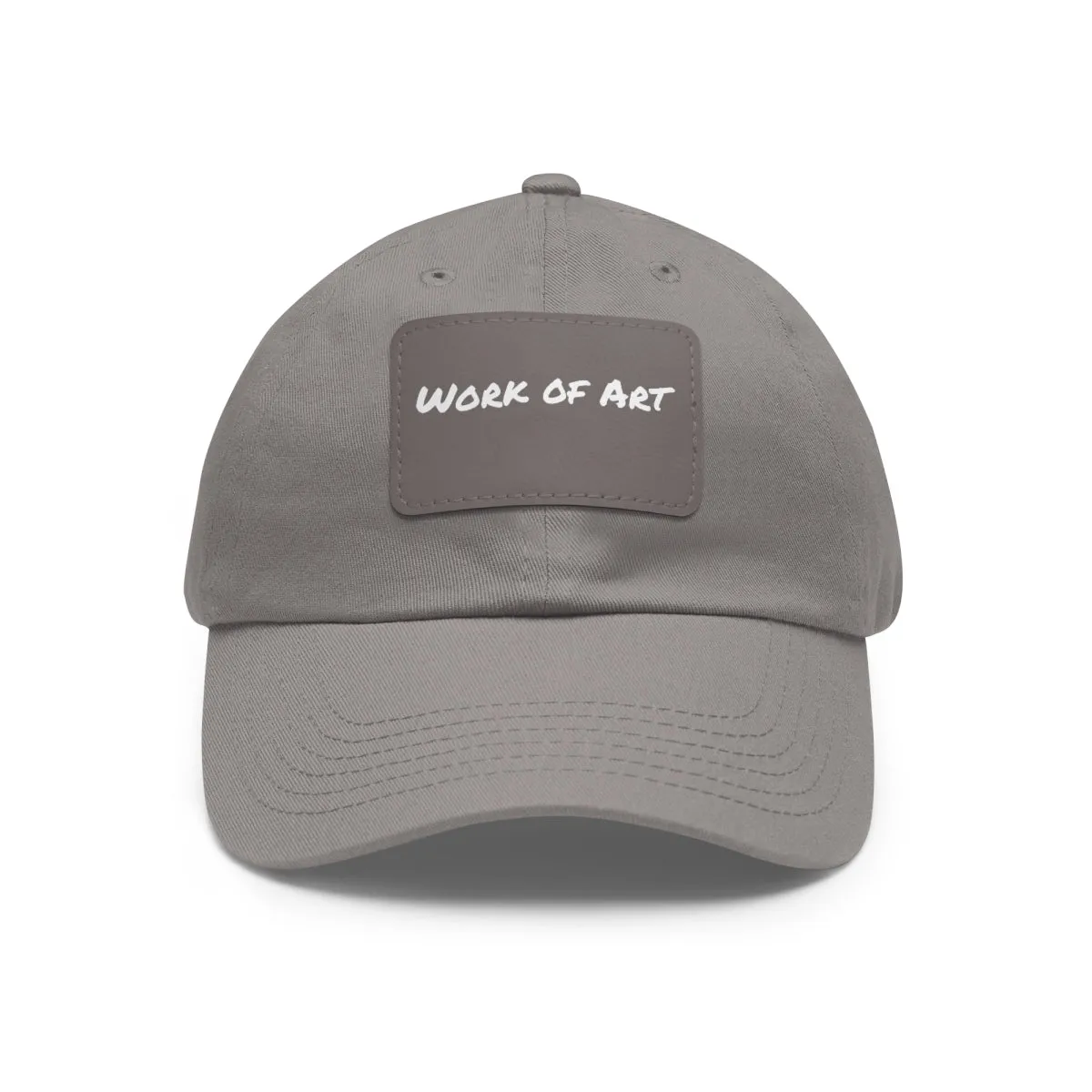 Work Of Art Dad Hat with Leather Patch