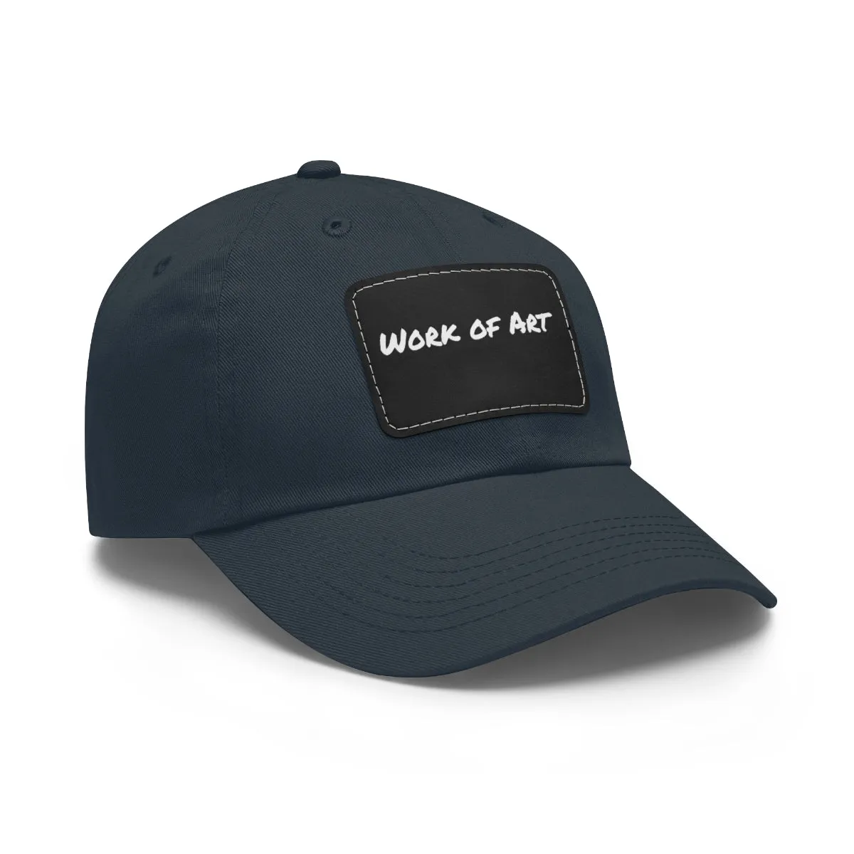 Work Of Art Dad Hat with Leather Patch