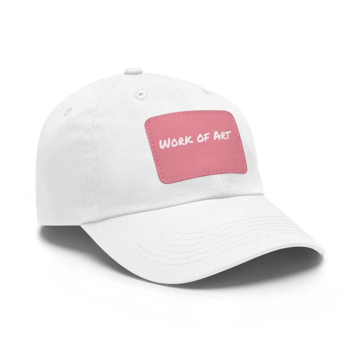 Work Of Art Dad Hat with Leather Patch