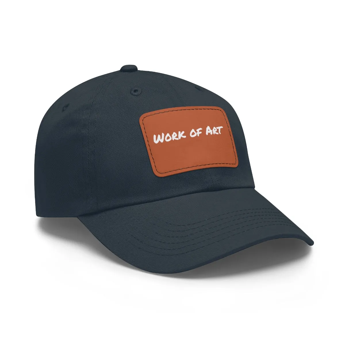 Work Of Art Dad Hat with Leather Patch