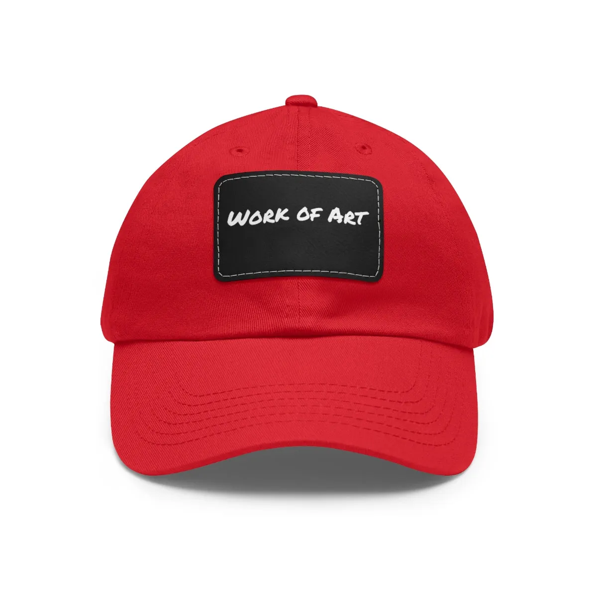 Work Of Art Dad Hat with Leather Patch