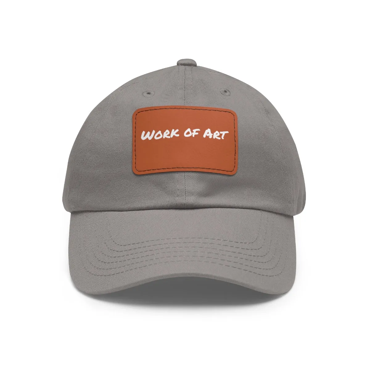 Work Of Art Dad Hat with Leather Patch