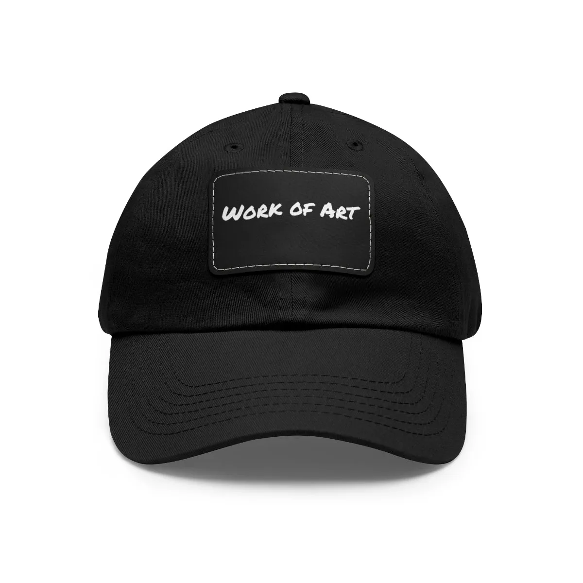 Work Of Art Dad Hat with Leather Patch