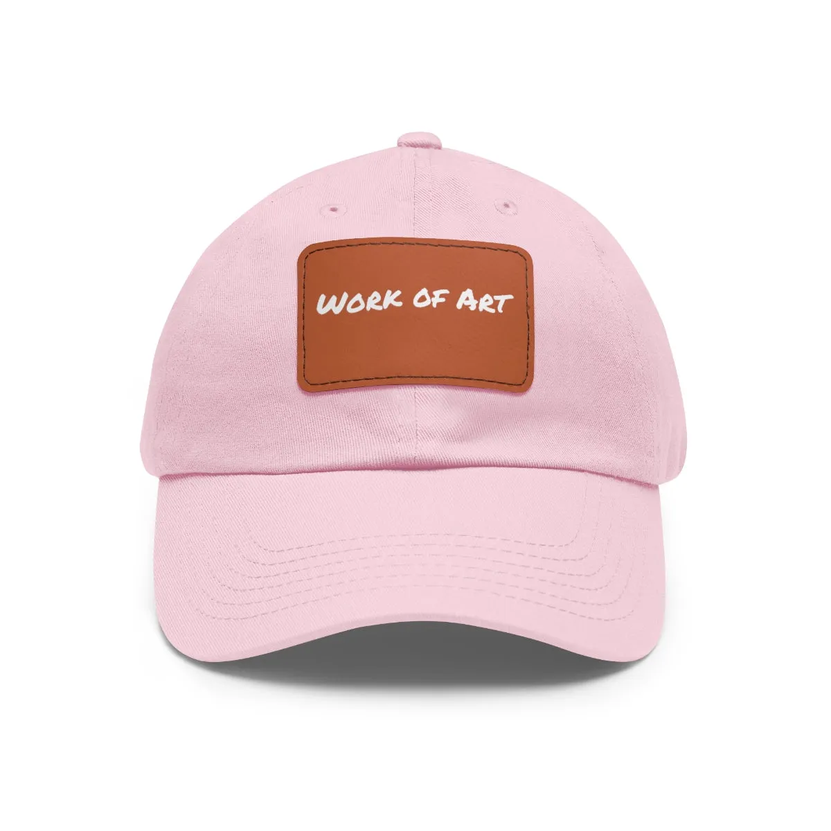 Work Of Art Dad Hat with Leather Patch