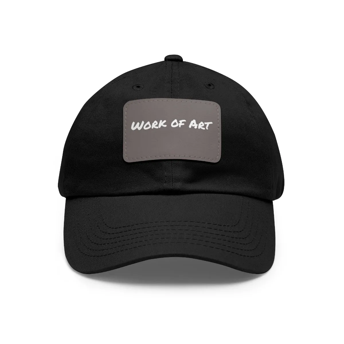 Work Of Art Dad Hat with Leather Patch