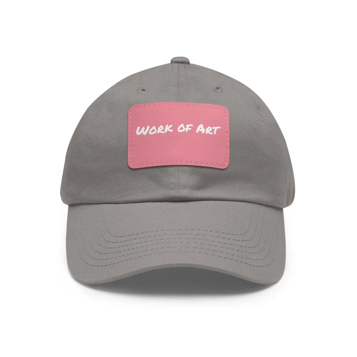 Work Of Art Dad Hat with Leather Patch