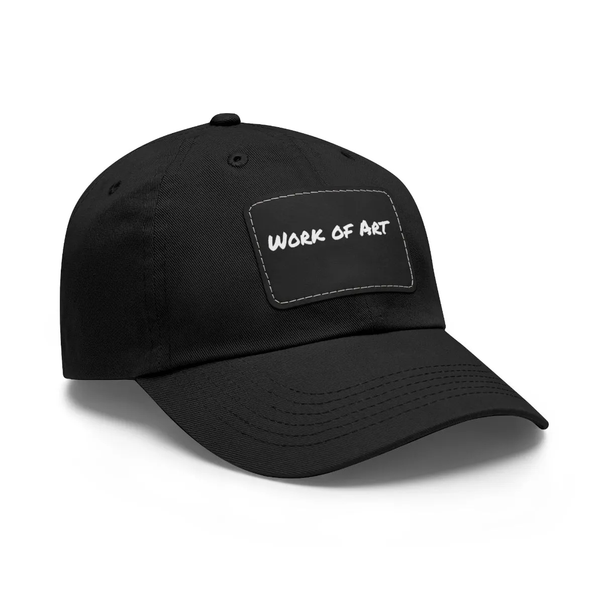 Work Of Art Dad Hat with Leather Patch