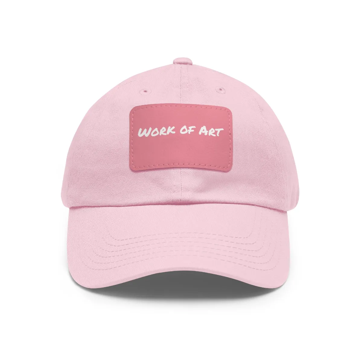 Work Of Art Dad Hat with Leather Patch