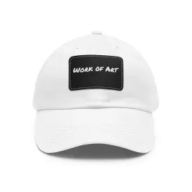 Work Of Art Dad Hat with Leather Patch