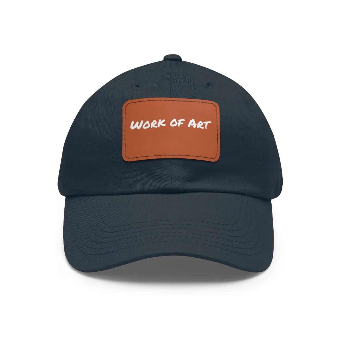 Work Of Art Dad Hat with Leather Patch