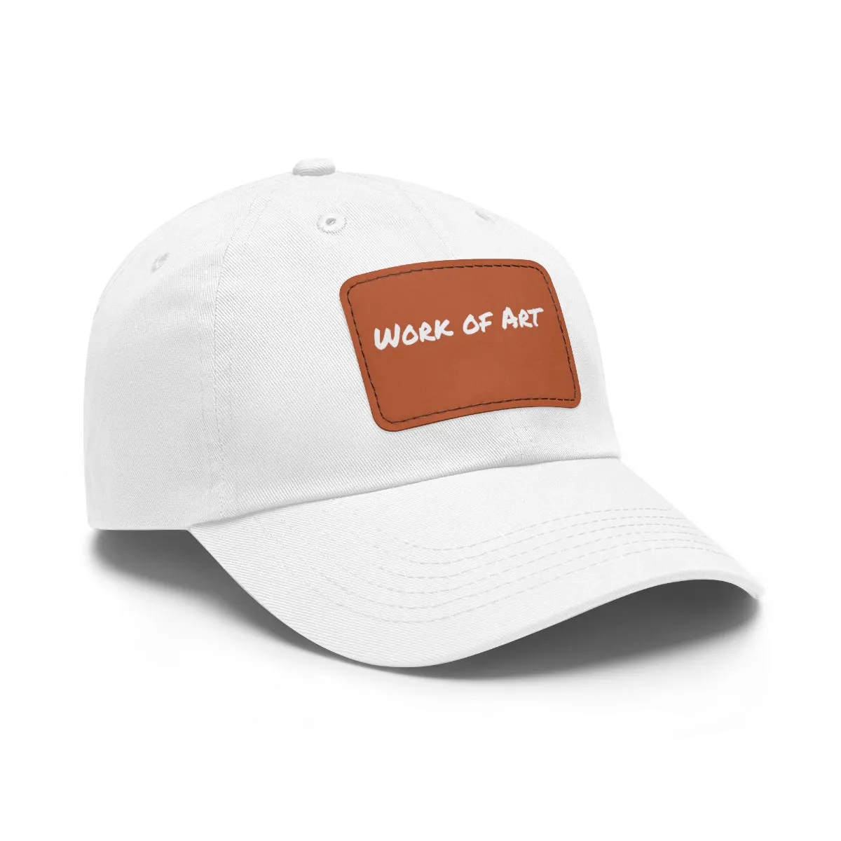 Work Of Art Dad Hat with Leather Patch